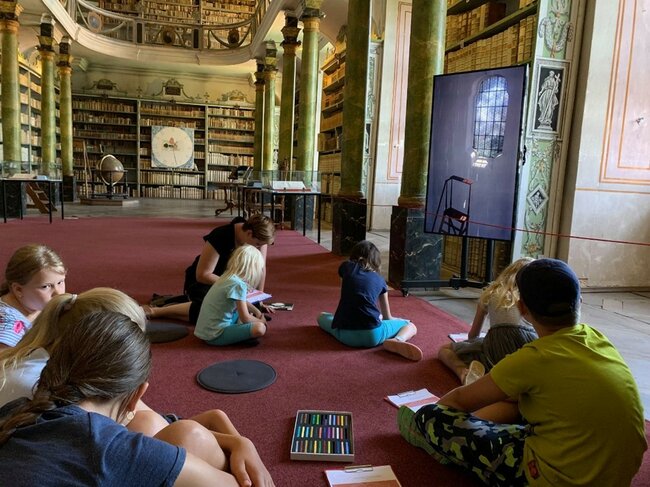 Dětská prohlídka broumovského kláštera