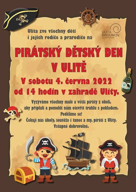 Pirátský dětský den v Ulitě