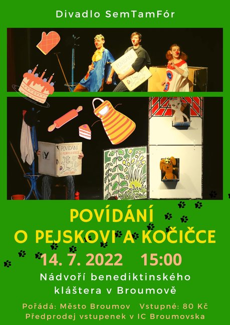 Malé letní divadlení: Povídání o pejskovi a kočičce