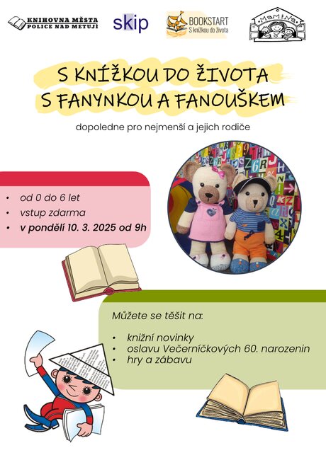 S knížkou do života s Fanynkou a Fanouškem