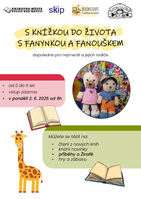 S knížkou do života s Fanynkou a Fanouškem