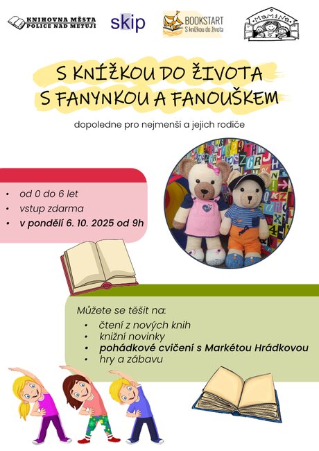 S knížkou do života s Fanynkou a Fanouškem