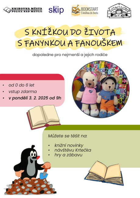 S knížkou do života s Fanynkou a Fanouškem