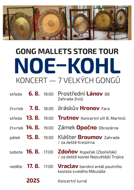 NOE–KOHL GONG MALLETS STORE TOUR 2025