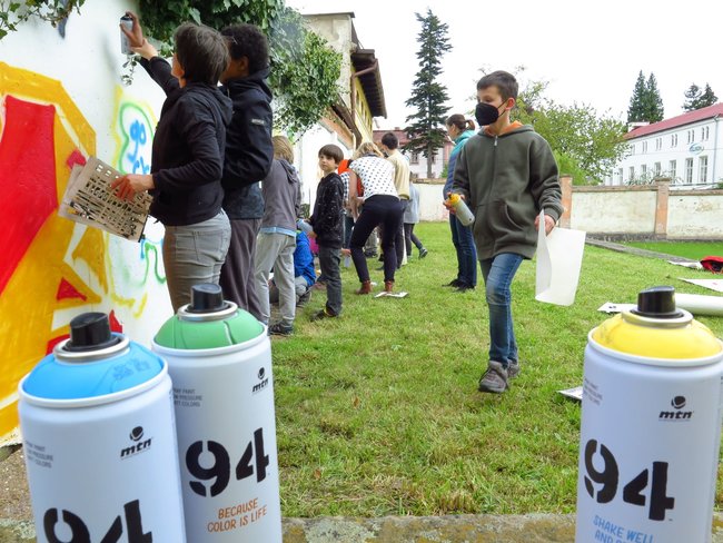 Graffiti workshop s X-Dogem