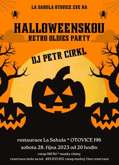Halloweenská retro oldies party 