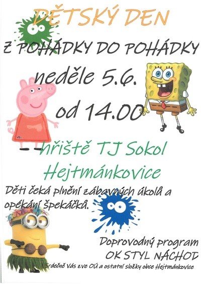 Dětský den Z pohádky do pohádky