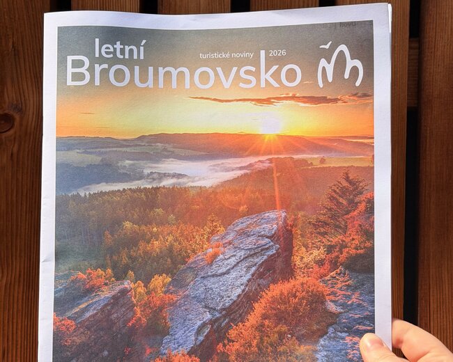 Vyšli turistické noviny letní Broumovsko