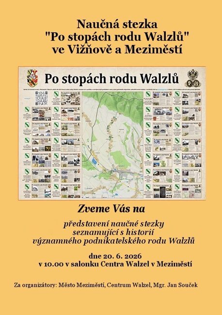 Představení naučné stezky Po stopách rodu Walzelů