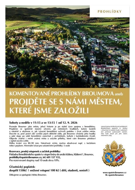 Komentované prohlídky Broumova aneb Projděte se s námi městem, které jsme založili 