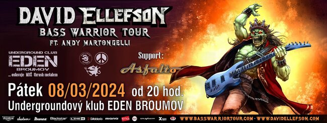 Koncert: David Ellefson/ Bass Warrior Tour