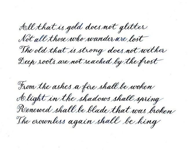 Kaligrafický workshop: Stínovaná kurzíva