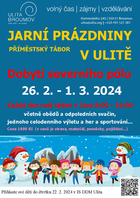 Jarní prázdniny v Ulitě