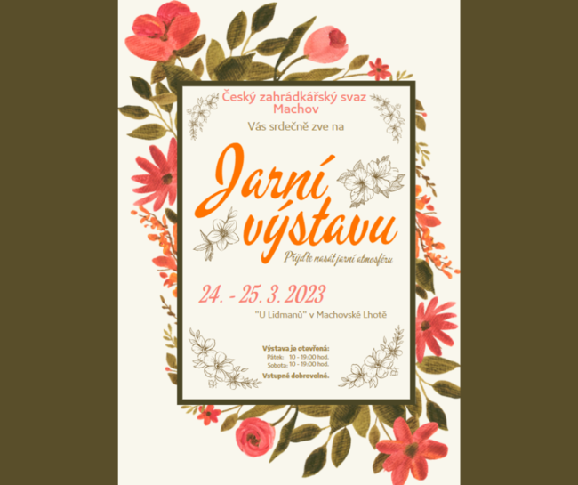 Jarní výstava v Machově