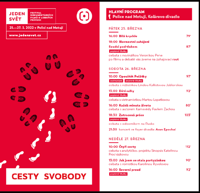 Festival Jeden svět Police nad Metují