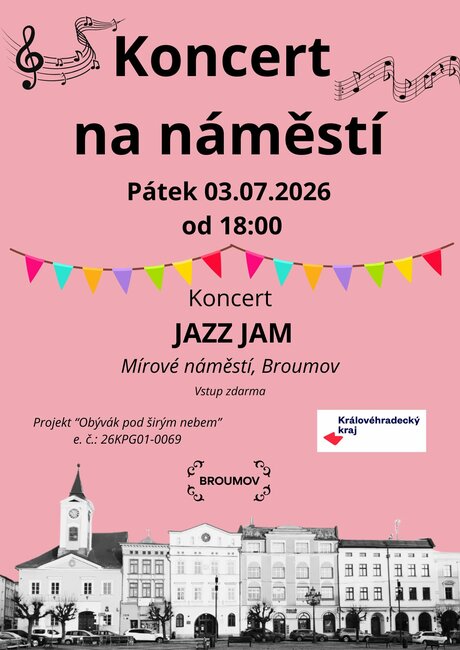 Koncert na náměstí: Jazz Jam