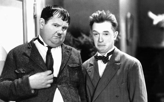 Promítání grotesek: Laurel a Hardy