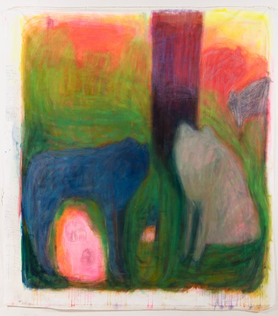 Malířka Lenka Černota věnuje svoji výstavu vlkům