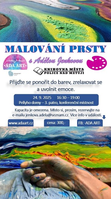 Malování prsty s Adélou Jenkovou