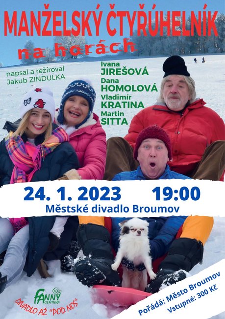 Divadlo: Manželský čtyřúhelník na horách