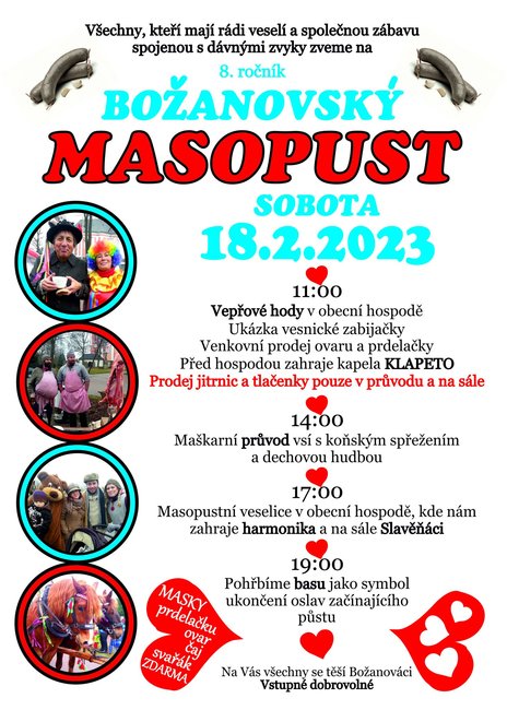 8. ročník Božanovského masopustu