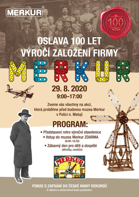 Oslava 100. výročí MERKUR