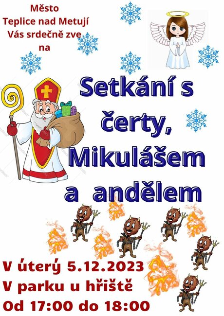 Setkání s čerty, Mikulášem a andělem