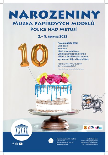 Muzeum papírových modelů slaví 10. narozeniny