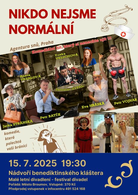 Malé letní divadlení 2025: Nikdo nejsme normální