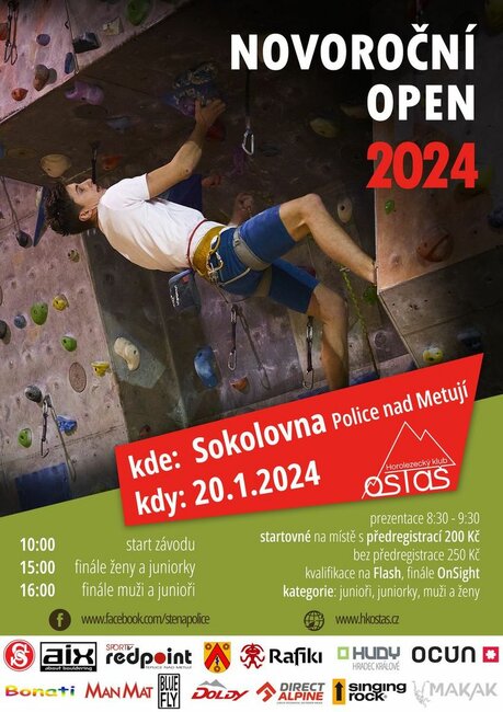 Lezení: Novoroční Open 2024