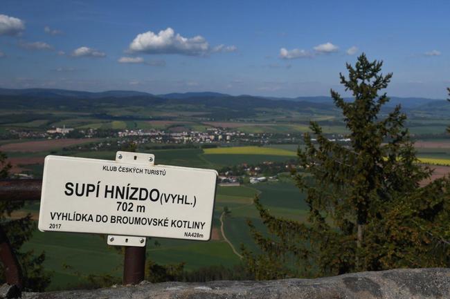 Geopark Broumovsko z ptačí perspektivy