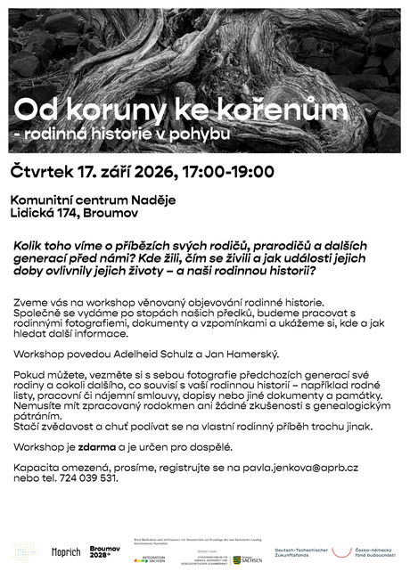 Od koruny ke kořenům – rodinná historie v pohybu