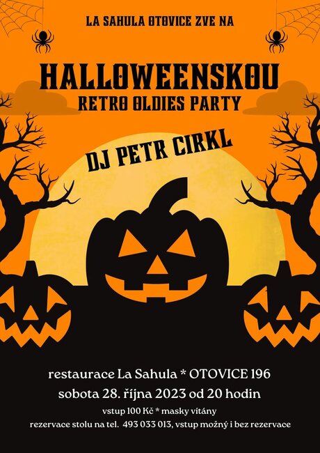Halloweenská retro oldies party
