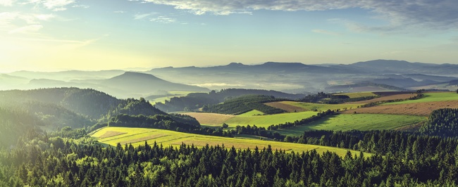 Sommer in der Region Broumov