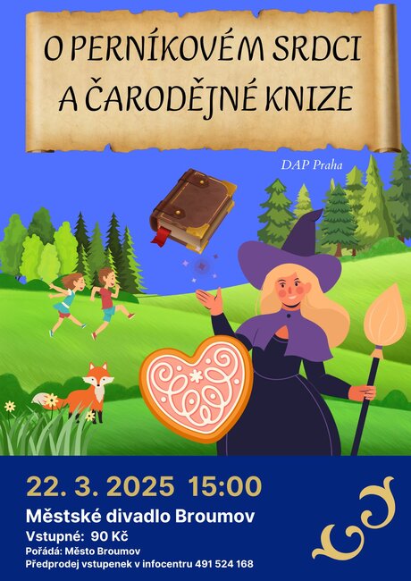 O perníkovém srdci a čarodějné knize