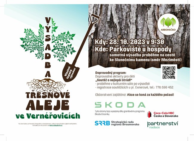 Výsadba třešňové aleje ve Vernéřovicích