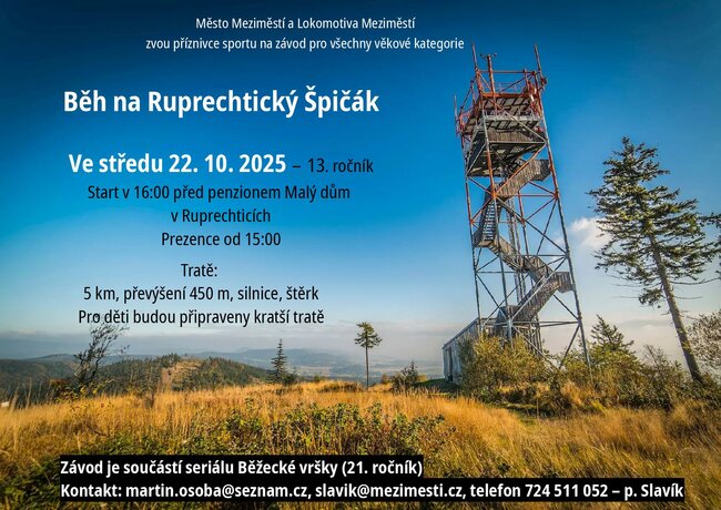 Běh na Ruprechtický Špičák
