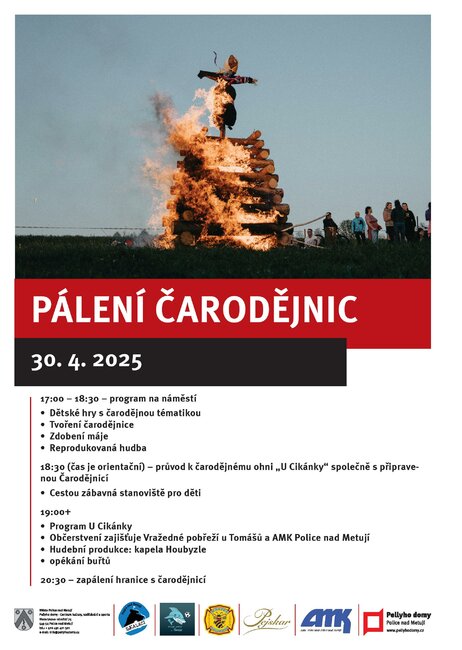 Pálení čarodějnic v Polici nad Metují