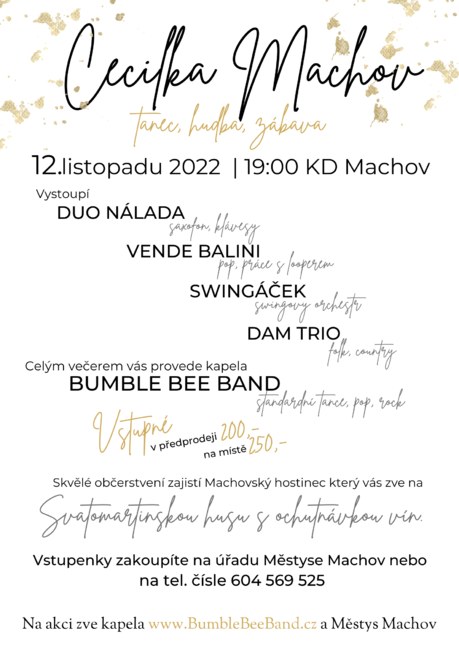 Hudební zábava: Cecilka Machov