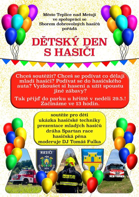 Dětský den s hasiči