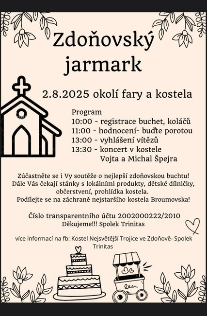Zdoňovský jarmark 2025