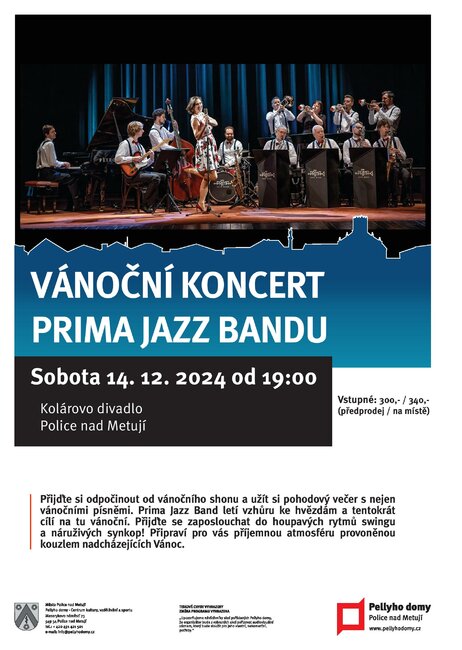 Vánoční koncert Prima Jazz Bendu