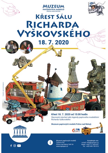 Křest Sálu Richarda Vyškovského v Muzeu papírových modelů