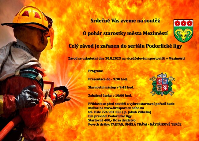 Hasičský závod O pohár starostky města Meziměstí 