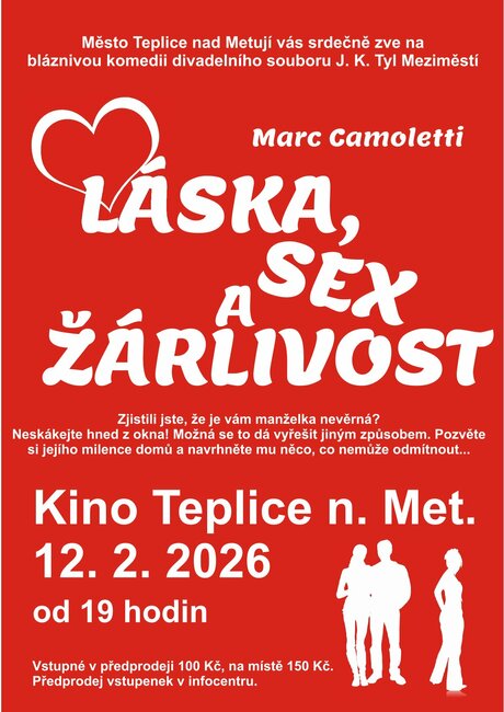 Divadlo: Láska, sex a žárlivost
