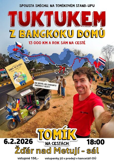 Tuktukem z Bangkoku domů 