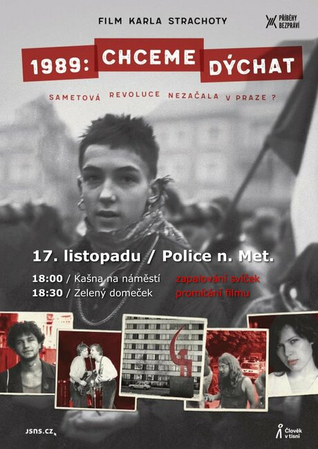 Projekce dokumentu: 1989: Chceme dýchat