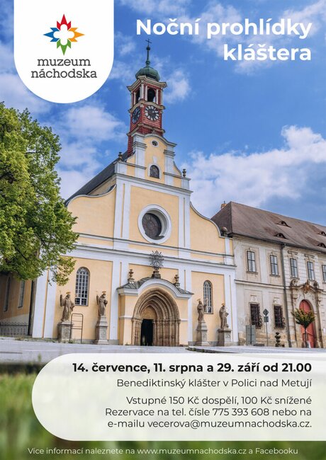 Noční komentovaná prohlídka kláštera v Polici nad Metují
