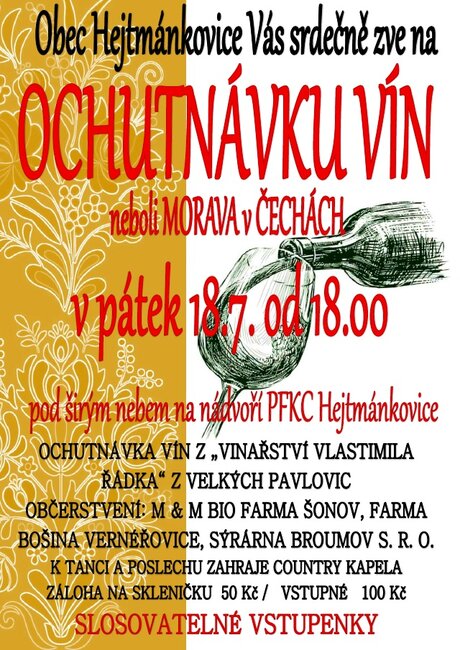 Ochutnávka vín neboli Morava v Čechách