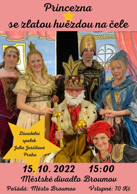 Princezna se zlatou hvězdou na čele